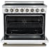 Forno Paolo FFSEL601136WHT - 36 Inch White Freestanding Electric Range