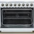 Forno Paolo FFSEL601136WHT - 36 Inch White Freestanding Electric Range