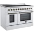 Forno Paolo FFSEL601148WHT - Paolo 48 Inch Freestanding Electric Range