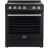 Forno Leonardo Espresso FFSEL602230BLK - 30 Inch Slide-In Electric Range in Front View