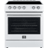 Forno Leonardo Espresso FFSEL602230WHT - 30 Inch Slide-In Electric Range in Front View
