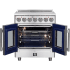 Forno Massimo FFSEL695530 - 30 Inch Freestanding French Door Electric Range in Opened View