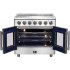 Forno Massimo FFSEL695536 - 36 Inch Freestanding French Door Electric Range in Opened View