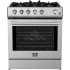 Forno Espresso Leonardo FFSGS111630 - Leonardo 30 Inch Slide-In Gas Range in Front View