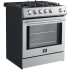 Forno Espresso Leonardo FFSGS111630 - Leonardo 30 Inch Slide-In Gas Range in Angled View