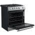 Forno Espresso Leonardo FFSGS111630 - Leonardo 30 Inch Slide-In Gas Range in Opened View