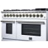 Forno Massimo FFSGS612548WHT - Forno Massimo 48-Inch Freestanding Dual Fuel Range