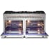 Forno Massimo FFSGS612560 - Massimo 60-Inch Freestanding Dual Fuel Range, 10 Burners, Double Convection Ovens