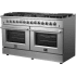 Forno Galiano FFSGS615660 - 60 Inch Freestanding Dual Fuel Range in Angled View