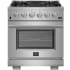 Forno Capriasca FFSGS618730 - 30 Inch Pro-Style Capriasca Dual Fuel Range