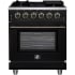 Forno Massimo FFSGS623930BLK - Forno Massimo 30-Inch Freestanding Gas Range