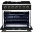 Forno Massimo FFSGS623936BLK - Forno Massimo 36-Inch Freestanding Gas Range