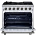 Forno Massimo FFSGS623936WHT - Forno Massimo 36-Inch Freestanding Gas Range