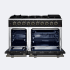 Forno Massimo FFSGS623948BLK - Forno Massimo 48-Inch Freestanding Gas Range