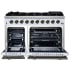 Forno Massimo FFSGS623948WHT - Forno Massimo 48-Inch Freestanding Gas Range
