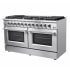 Forno Galiano FFSGS624460 - 60 Inch Freestanding Gas Range in Angled View