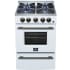 Forno Lamazze FFSGS626520WHT - Lamazze 20" 2.05 cu. ft. Freestanding Gas Range