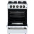 Forno Lamazze FFSGS626520WHT - Lamazze 20" 2.05 cu. ft. Freestanding Gas Range