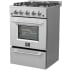 Forno Breno FFSGS627224 - Breno 24 Inch Freestanding Gas Range in Angled View