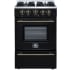 Forno Breno FFSGS627224BLK - Breno 24" 2.3 cu. ft. Freestanding Gas Range