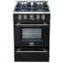 Forno Breno FFSGS627224BLK - Breno 24" 2.3 cu. ft. Freestanding Gas Range