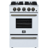 Forno Breno FFSGS627224WHT - Breno 24" 2.3 cu. ft Freestanding Gas Range