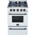 Forno Breno FFSGS627224WHT - Breno 24" 2.3 cu. ft Freestanding Gas Range