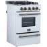 Forno Breno FFSGS627224WHT - Breno 24" 2.3 cu. ft Freestanding Gas Range