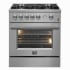 Forno Alta Qualita Giovanni FFSGS627430 - Giovanni 30 Inch Freestanding Gas Range in Front View