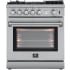 Forno Alta Qualita Lazio FFSGS627630 - Lazio 30 Inch Freestanding Gas Range with 5 Sealed Burners in Front View