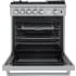 Forno Alta Qualita Lazio FFSGS627630 - Lazio 30 Inch Freestanding Gas Range with 5 Sealed Burners in Opened Oven View