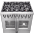 Forno Massimo FFSGS632536 - Massimo 36 Inch Freestanding French Door Dual Fuel Range in Front View