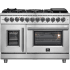 Forno Massimo FFSGS632548 - Massimo 48 Inch Freestanding Dual Fuel Range in Front VIew