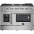 Forno Galiano FFSGS635648 - 48 Inch Freestanding French Door Dual Fuel Range in Front View