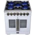Forno Capriasca FFSGS638730WHT - Capriasca 30-Inch Freestanding French Door Dual Fuel Range