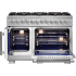 Forno Capriasca FFSGS638748 - 48 Inch Freestanding French Door Dual Fuel Range in Opened View