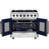 Forno Massimo FFSGS643936 - Massimo 36 Inch Freestanding French Door Gas Range in Opened View