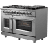 Forno Massimo FFSGS643948 - 48 Inch Freestanding French Door Gas Range in Angled View