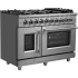 Forno Massimo FFSGS643948 - 48 Inch Freestanding French Door Gas Range in Angled View