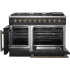 Forno Galiano FFSGS644448BLK - Galiano 48″ Freestanding French Door Gas Range in Opened View