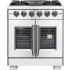 Forno Capriasca FFSGS646030 - 30 Inch Freestanding French Door Gas Range in Front View