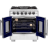 Forno Capriasca FFSGS646030 - 30 Inch Freestanding French Door Gas Range in Opened View