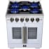 Forno Capriasca FFSGS646030WHT - Forno Capriasca 30-Inch Freestanding French Door Gas Range
