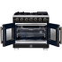 Forno Capriasca FFSGS646036BLK - Capriasca 36-Inch Freestanding French Door Gas Range
