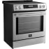 Forno Espresso FFSIN090530 - 30 Inch Slide-In Induction Range in Angled View