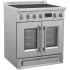 Forno Alta Qualita Torino FFSIN095030 - Torino 30 Inch French Door Induction Range with Air Fryer and True Convection Oven