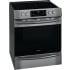 Frigidaire Gallery Series FGEH3047VD - Black Stainless Steel Side View