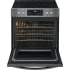 Frigidaire Gallery Series FGEH3047VD - Black Stainless Steel Door Open