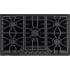 Frigidaire Gallery Series FGGC3645QB - 36" Built-In Gas Cooktop in Black
