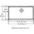 Franke Farmhouse Series FHK71036LN - Sink Specifications
